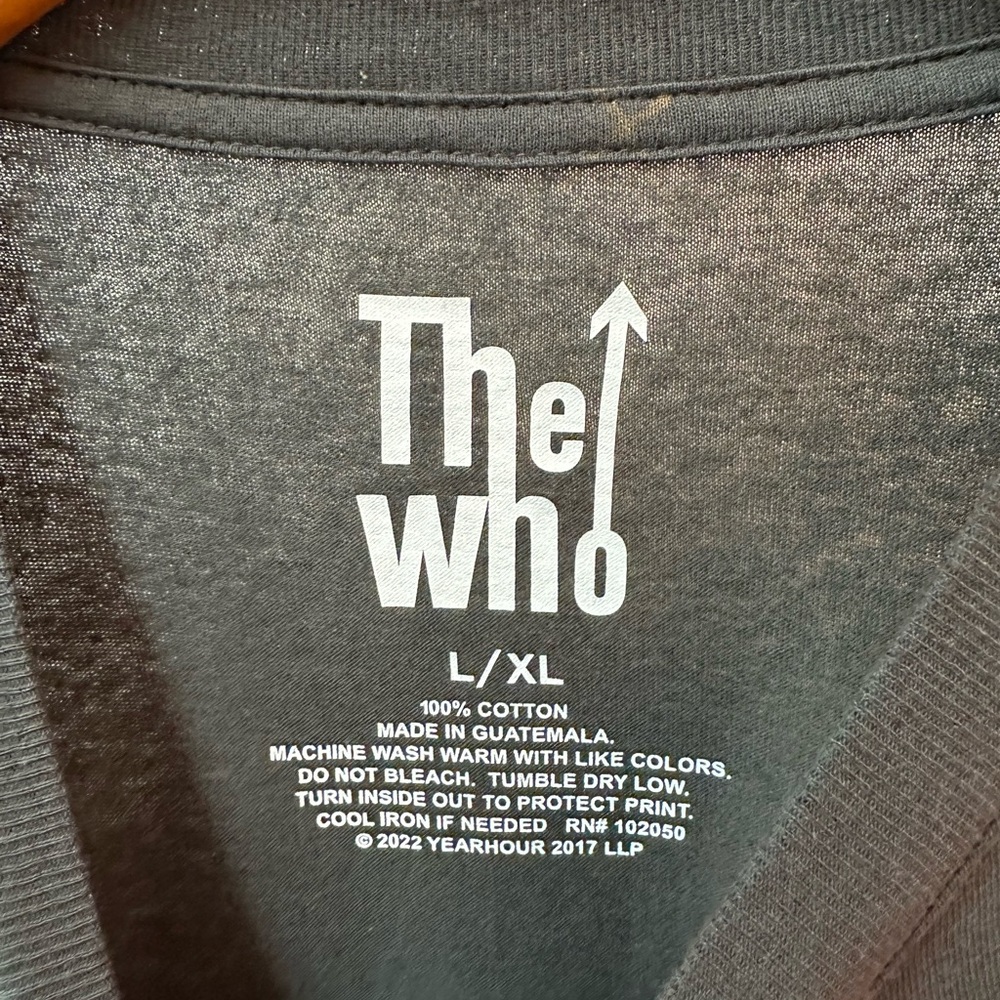 Black The Who Tour Graphic T-Shirt - Picture 4 of 5